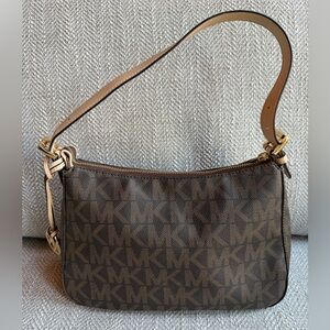 Michael Kors Monogram Brown Shoulder Bag
